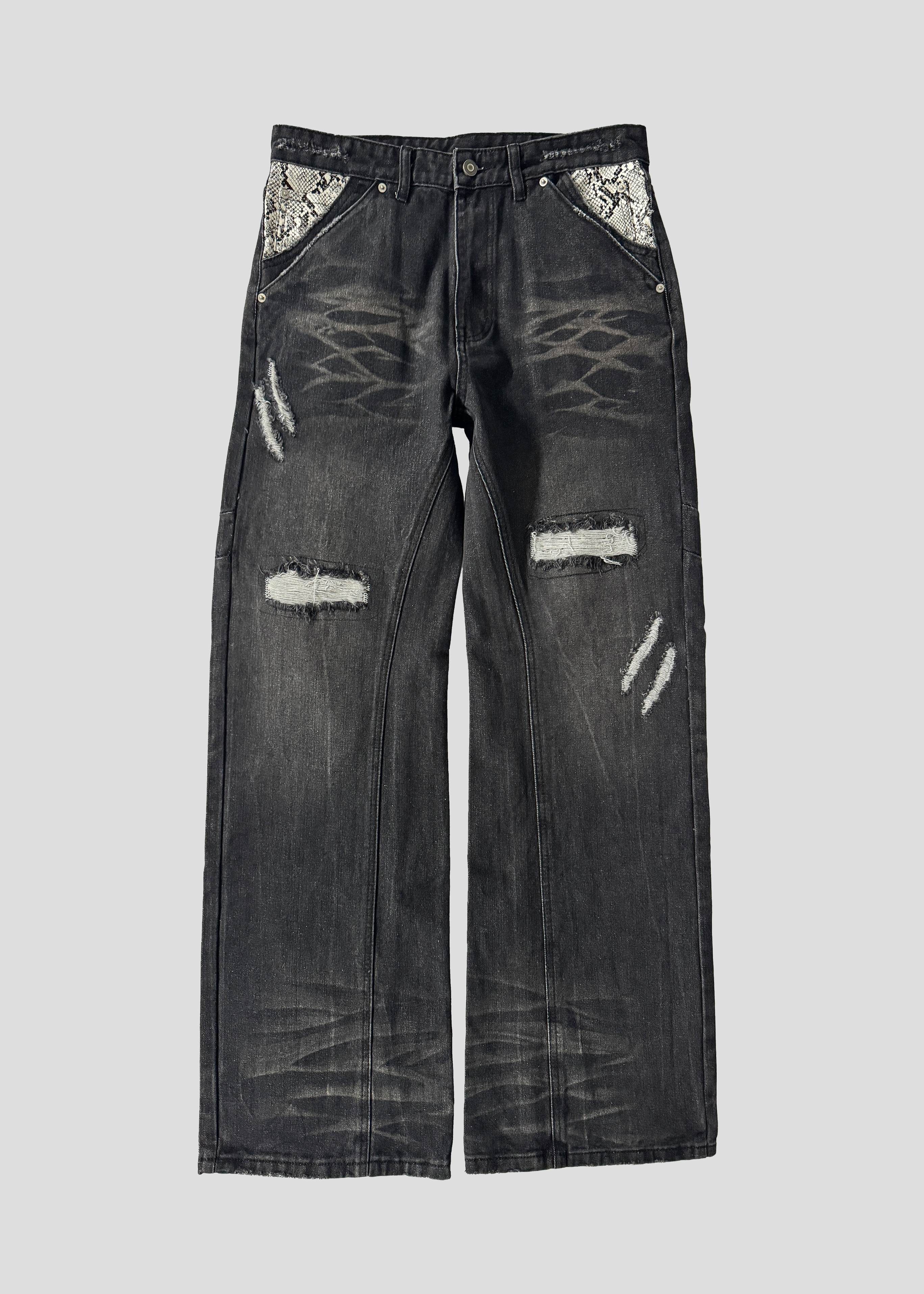 RISEBEYOND SNAKE JEANS